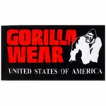 Gorilla Wear Treningshåndkle - Sort/Rød