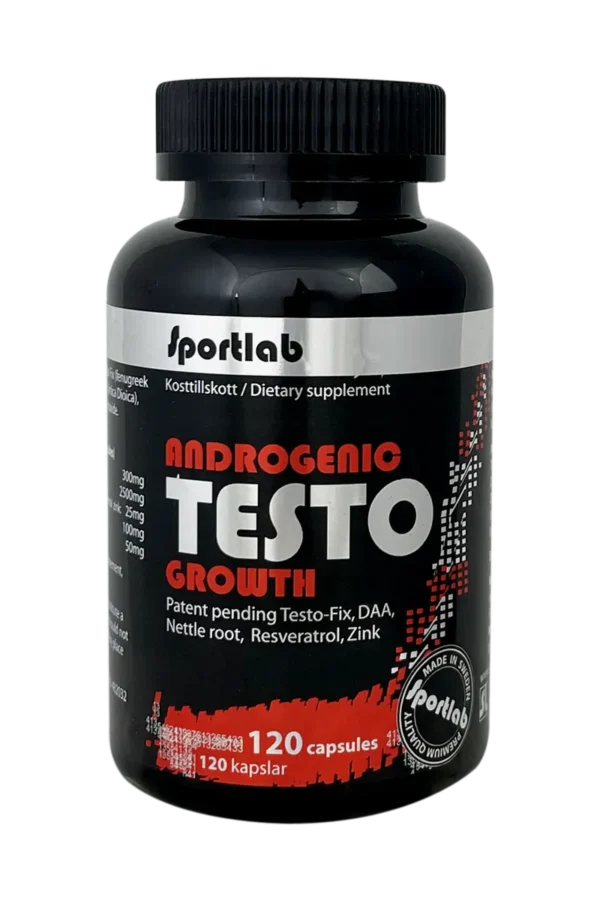 Sportlab Testo Growth - 120 kapsler
