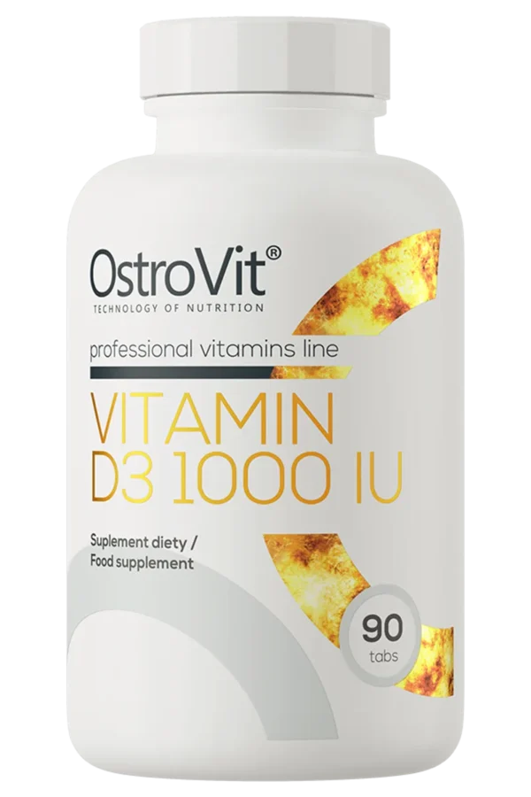 Vitamin D3 1000 IU - 90 kapsler